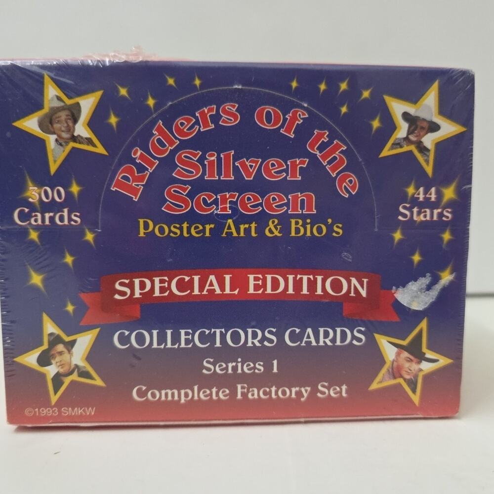 1993 Riders of the Silver Screen Collectors Cards Series 1 New Factory SEALED - Picture 4 of 4